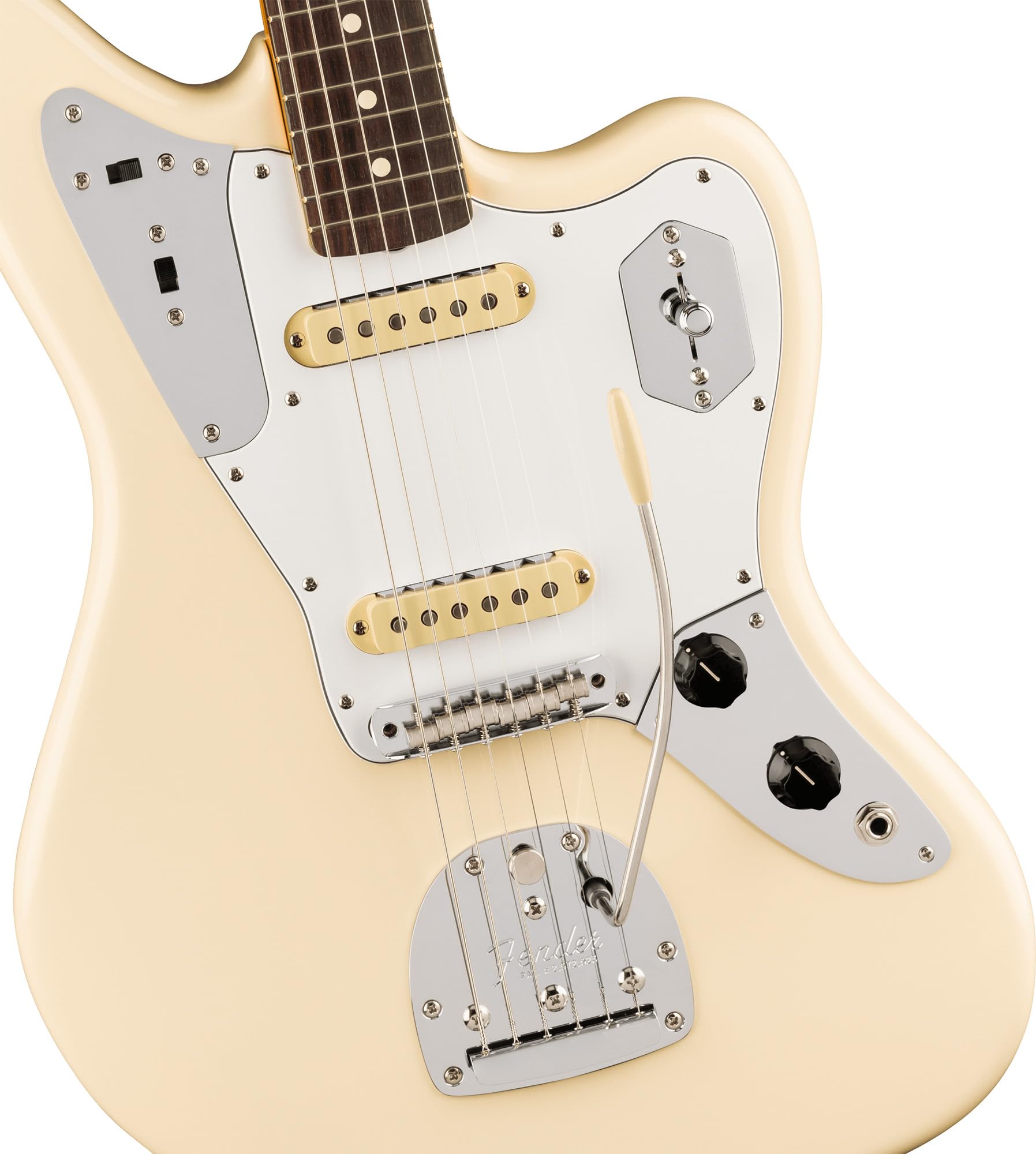 Amazon.com: Fender Johnny Marr Jaguar - Olympic White Bundle with